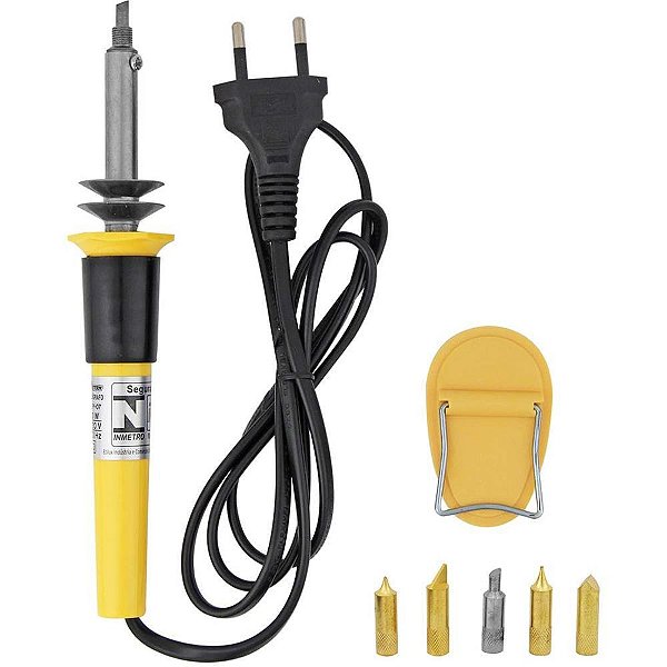 Pirografo cabo plastico 30w-220v - western (unidade)