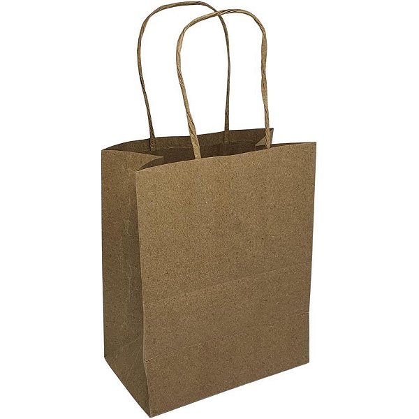 Sacola para presente kraft m 31,5x22,5x10cm - scrity (pct.c/10)