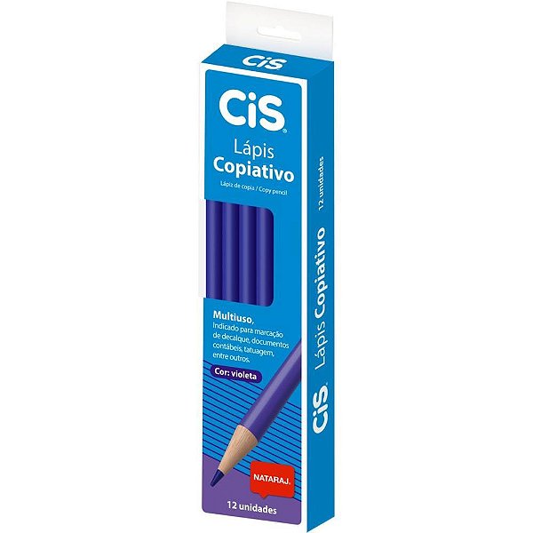 Lapis copiativo cis violeta - sertic (cx.c/12)