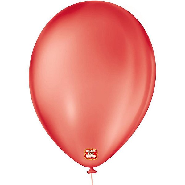Balao 9 liso vermelho quente - sao roque (pct.c/50)