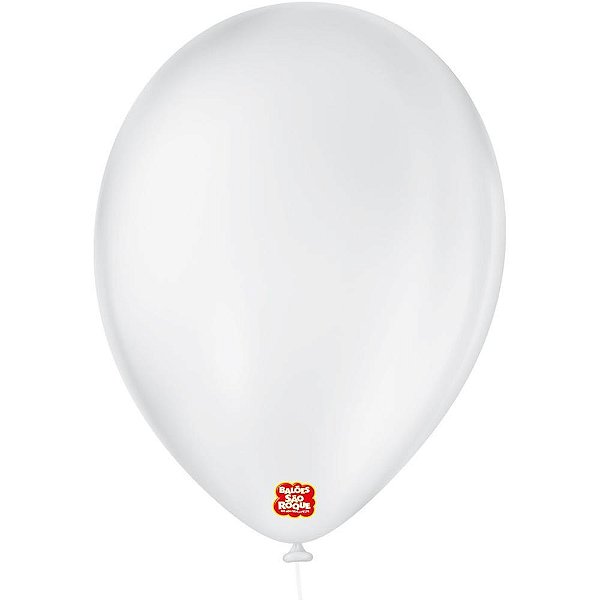 Balao 9 liso branco polar - sao roque (pct.c/50)