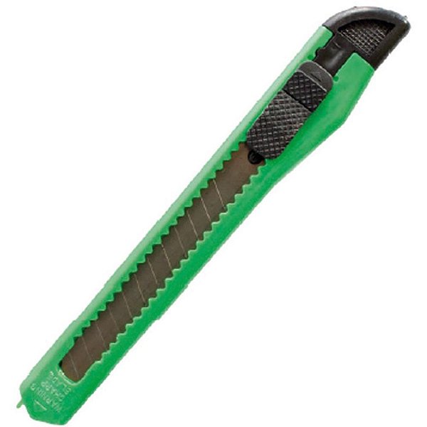 Estilete estreito plastico 9mm cores sort. - leonora (cx.c/12)