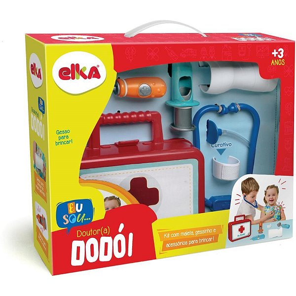 Brincando de profissoes kit medico dr.dodoi - elka (unidade)