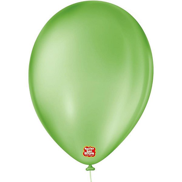 Balao 9 liso verde maca - sao roque (pct.c/50)