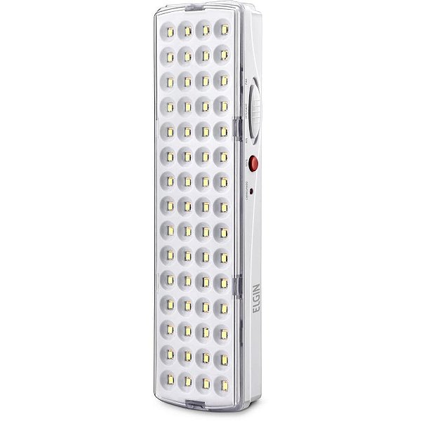 Luminaria de emergencia 60 leds 3w bivolt bat.litio - elgin (unidade)