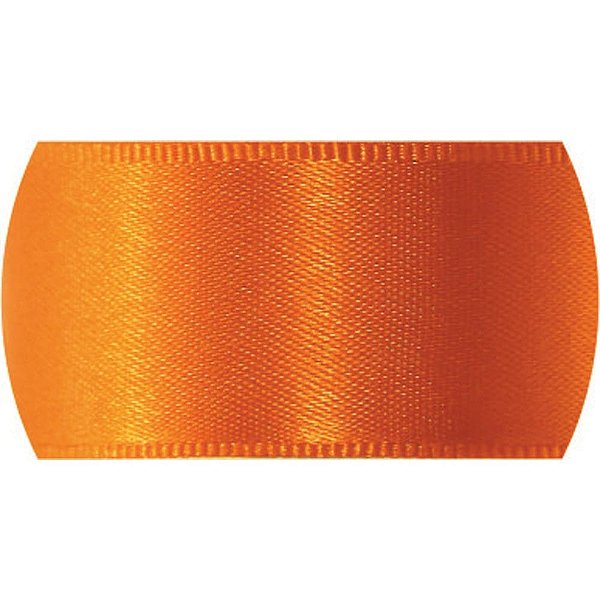 Fita de cetim 22mm 10m. laranja 066 - fitas progresso (unidade)