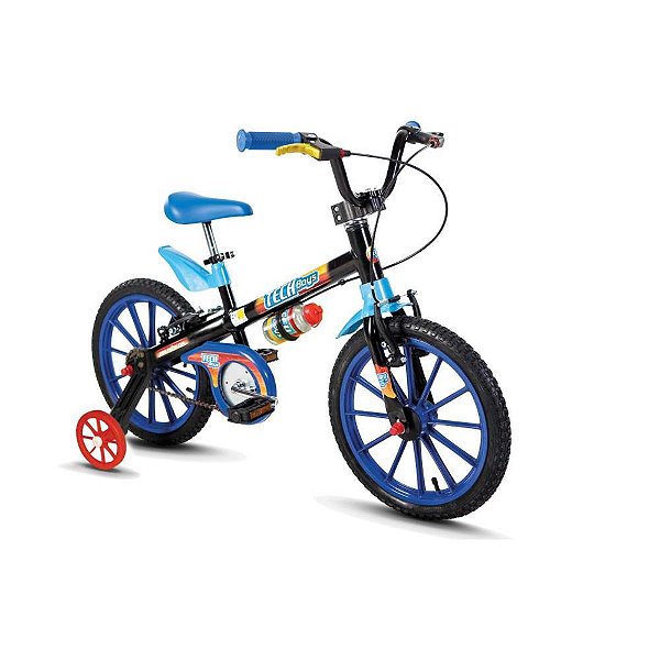 Bicicleta infantil aro 16 tech boys - nathor (unidade)