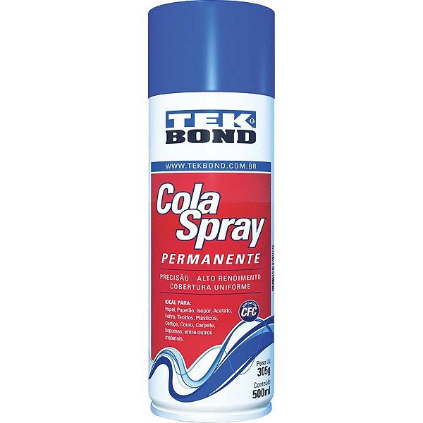Cola spray permanente 500ml - tekbond (unidade)