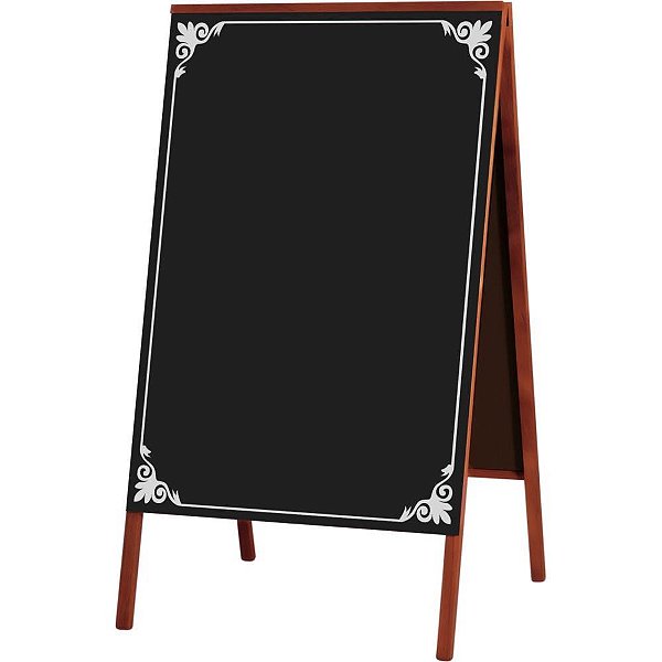 Quadro propaganda quadro negro 2 faces 70x50cm 2 - souza (unidade)