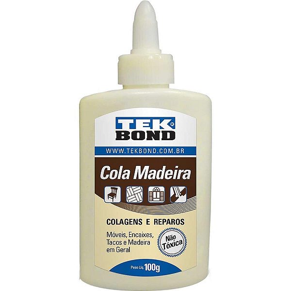 Cola para madeira tekbond cola madeira 100g - tekbond (cx.c/12)