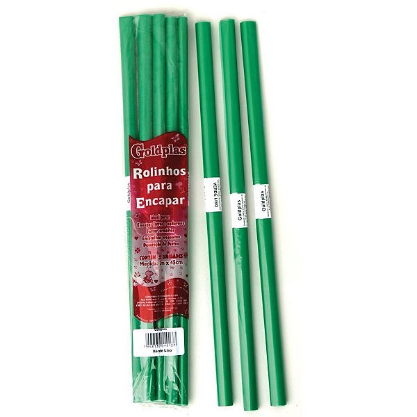 Plastico para encapar 2m 45cm verde - goldplas (pct.c/05)