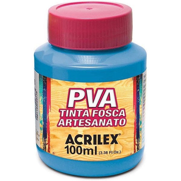 Tinta pva 100ml. azul celeste - acrilex (pct.c/06)