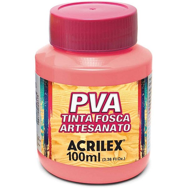 Tinta pva 100ml. rosa cha - acrilex (pct.c/06)