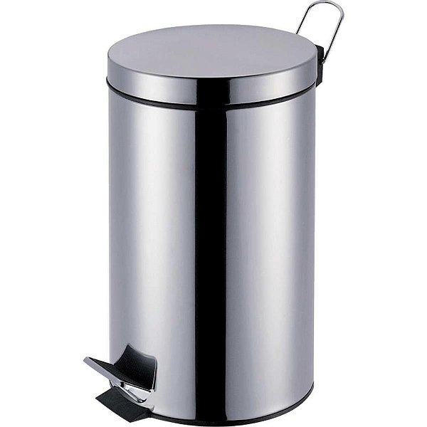 Lixeira agata inox c/pedal 5lts. - mor (unidade)