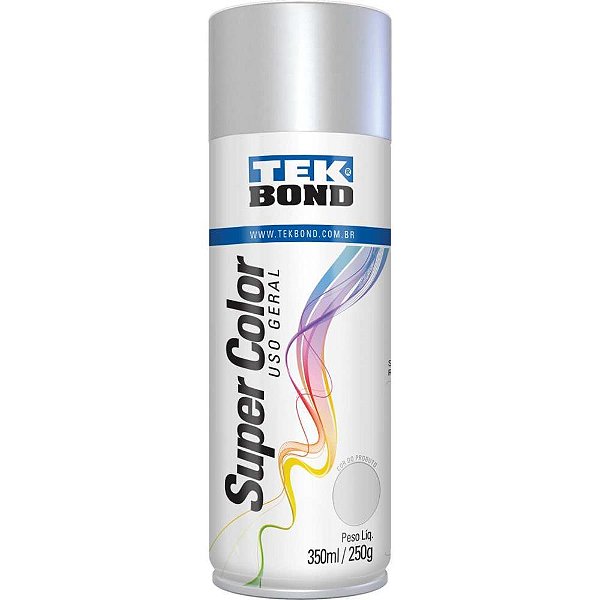 Tinta spray aluminio 350ml/250g - tekbond (unidade)