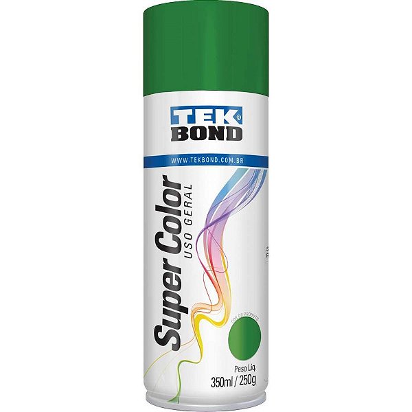 Tinta spray verde 350ml/250g - tekbond (unidade)