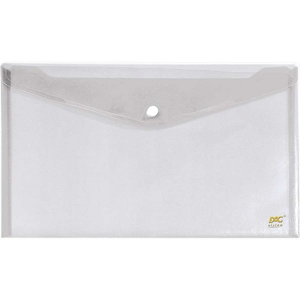 Pasta envelope a5 cristal c/botao - dac (pct.c/10)