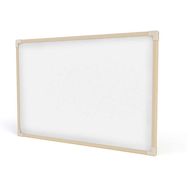 Quadro branco moldura madeira 060x040cm neo - stalo (pct.c/02)