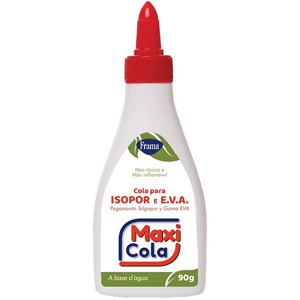 Cola para isopor maxi isopor e eva 90g - frama (pct.c/06)