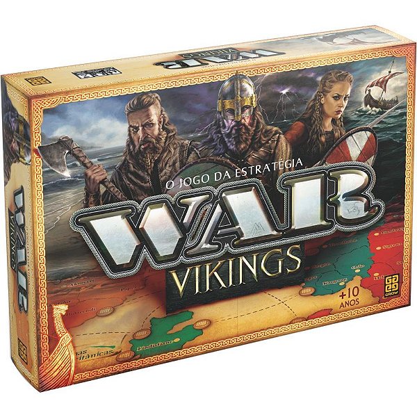 Jogo de tabuleiro war vikings - grow (unidade)
