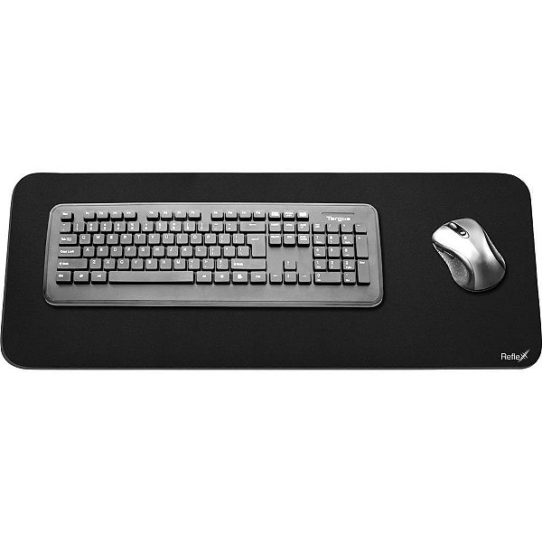 Mouse pad p/teclado/mouse preto 75x27cm - reflex (unidade)