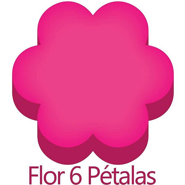 Furador papel e eva regular flor 6 petalas 16mm - make+ (unidade)