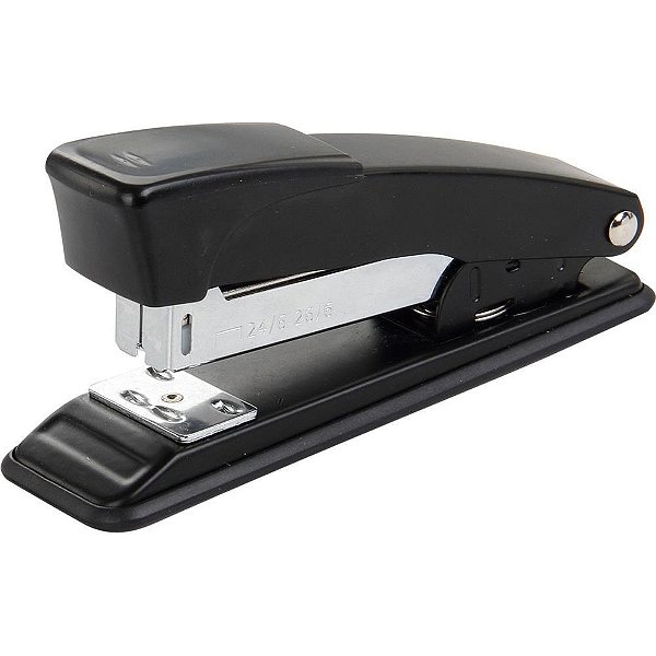 Grampeador metal ge-1037 genial preto p/20fls - gramp line (unidade)