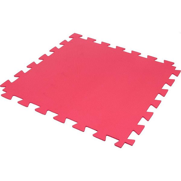 Tatame eva vermelho 1x1m 15mm - carlu (unidade)