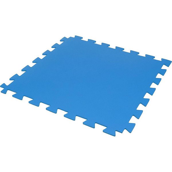 Tatame eva azul 1x1m 15mm - carlu (unidade)