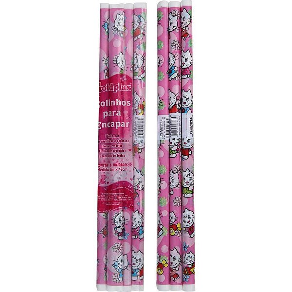 Plastico para encapar 2m 45cm gatinhas - goldplas (pct.c/05)