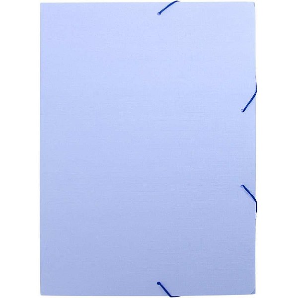 Pasta aba elastica plastica oficio serena azul pastel - dello (pct.c/10)