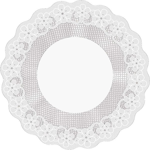 Fundo para cesta poli rechilieu branco 68cm - cromus (pct.c/50)