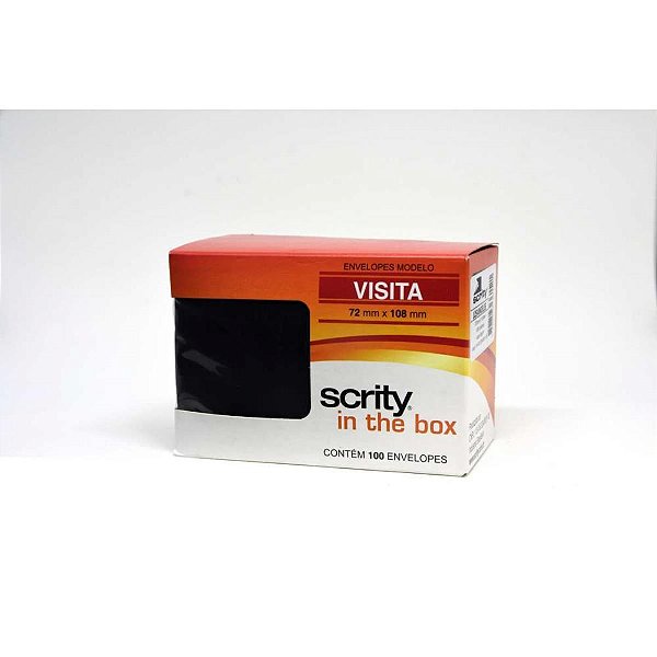 Envelope visita colorido 72x108 preto los angeles 80g - scrity (pct.c/100)