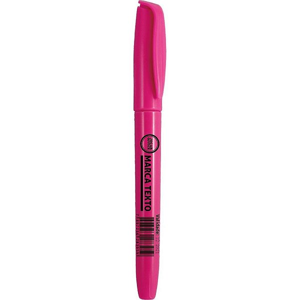 Caneta marca texto jocar rosa slim - leonora (cx.c/12)