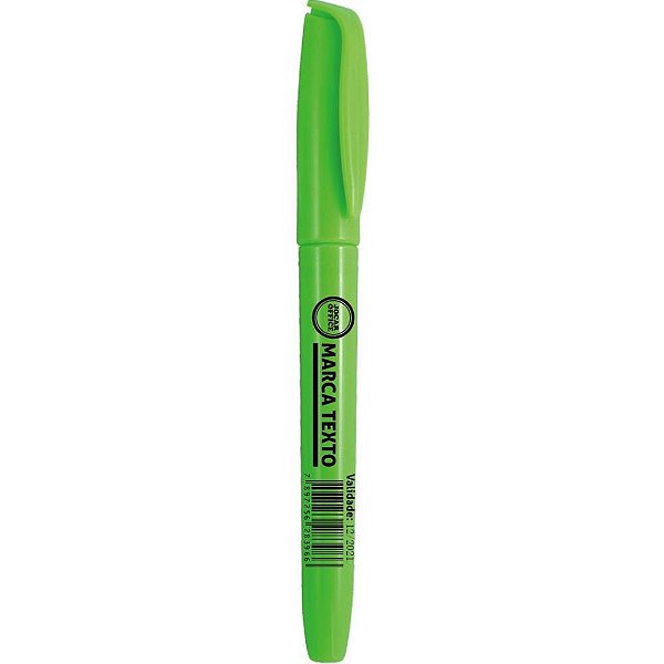Caneta marca texto jocar verde slim - leonora (cx.c/12)