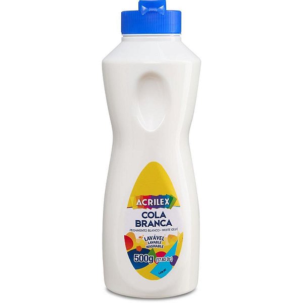 Cola escolar branca 500g - acrilex (pct.c/04)