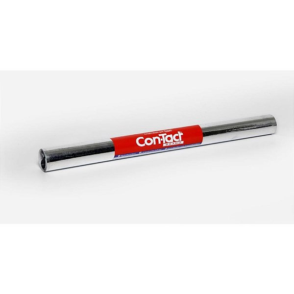 Contact liso 45cmx10m metalico aluminio - contact (rolo)