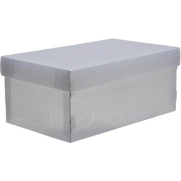 Caixa organizadora top fine sapato 28x17x12cm.cri - dello (unidade)