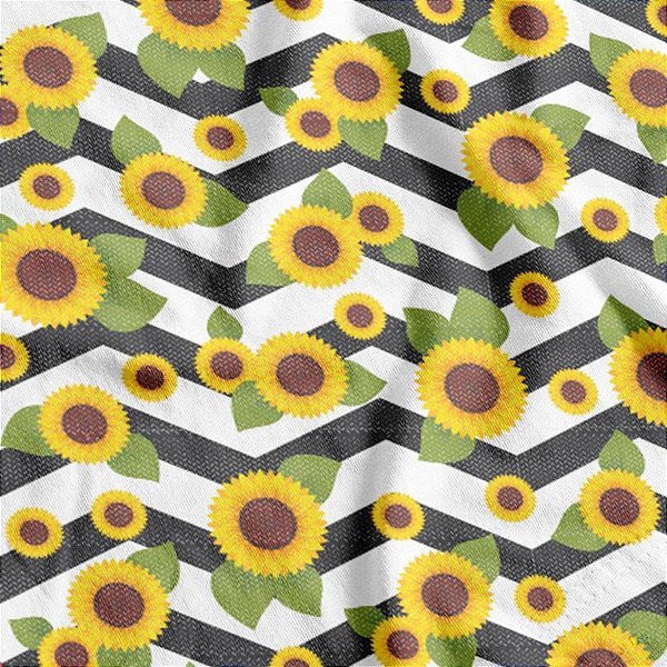 Tnt estampado 1,40m 40g floral girassol - supper (rl-25mts)