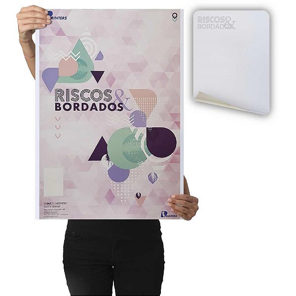 Papel carbono para costura riscos e bordados branco - printers (cx.c/100)
