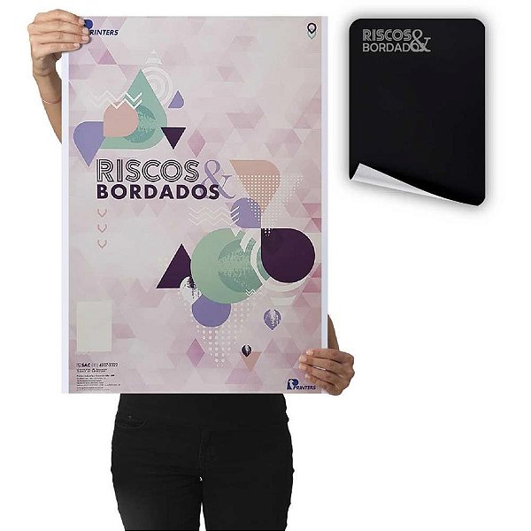 Papel carbono para costura riscos e bordados preto - printers (cx.c/100)