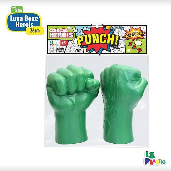 Fantasia acessorio herois luva de boxe 40cm - leplastic (unidade)