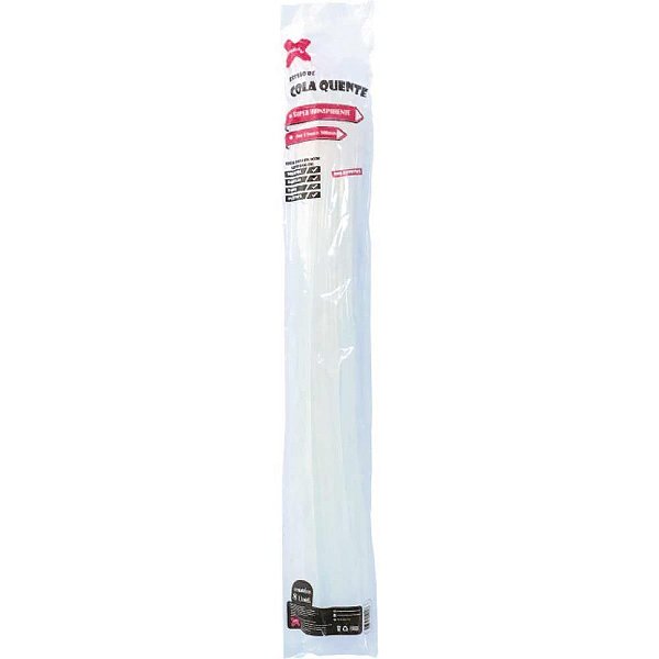 Cola quente refil fina super transp. 7,5x300 pro - make+ (bl.c/08)