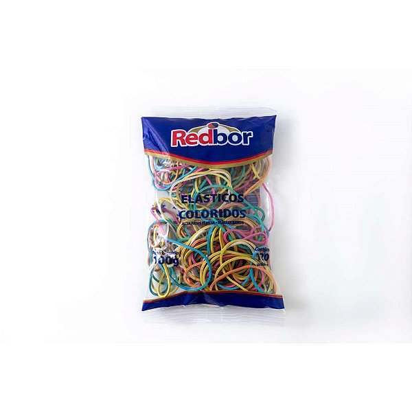 Elastico colorido super 100g - red bor (unidade)