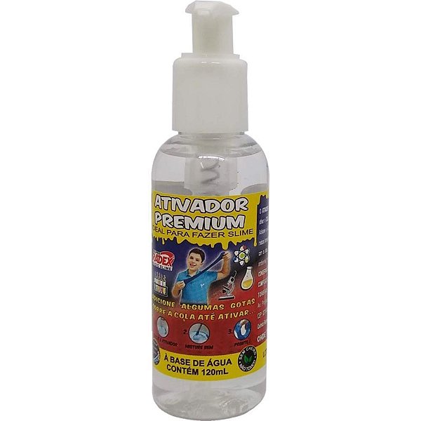 Slime ativador premium p/cola 120ml. - radex (unidade)