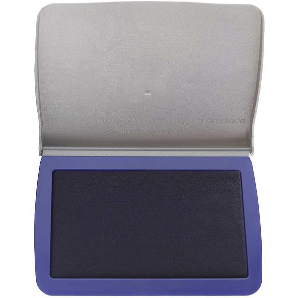 Almofada carimbo n.3 azul c/ tampa plastica - pilot (unidade)