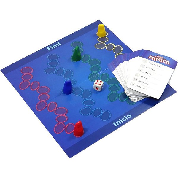 Jogo diverso fazendo mimica - coluna (unidade)
