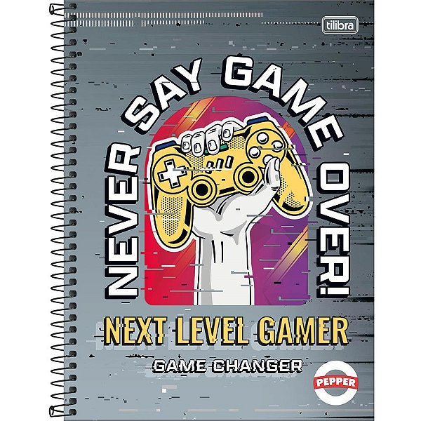 Caderno 20x1 capa dura pepper masculino 320fls. - tilibra (pct.c/02)