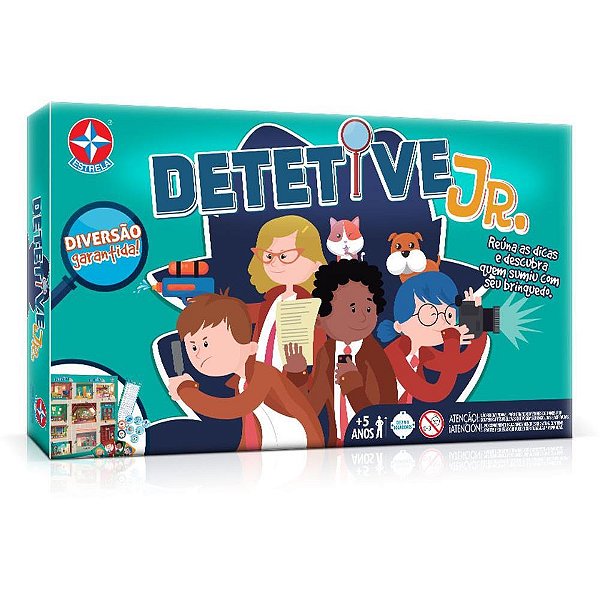 Jogo de tabuleiro detetive jr. - estrela (unidade)