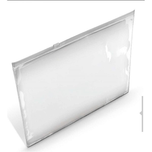Pasta malote pvc transp. horiz 260x360mm - polibras (pct.c/10)